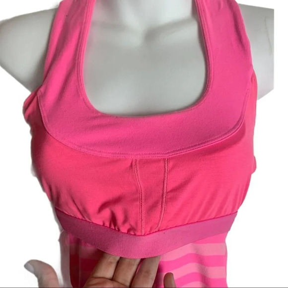 LULULEMON Apex Stripe Zing Racerback Size 4 RARE - Picture 11 of 13